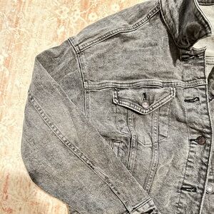 wild fable size s jean jacket in black